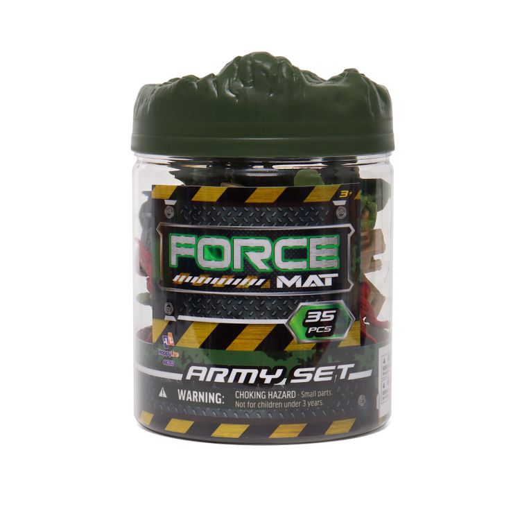 Balde Soldaditos Force Mat 35 Piezas