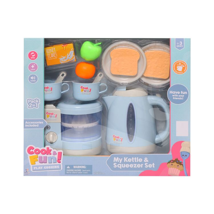 Set Doble con Juguera y Tetera más Accesorios
