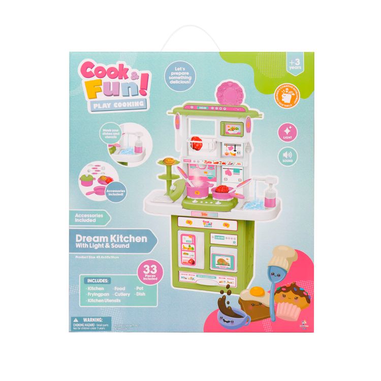 Cocina de Juguete Cook and Fun 65cm
