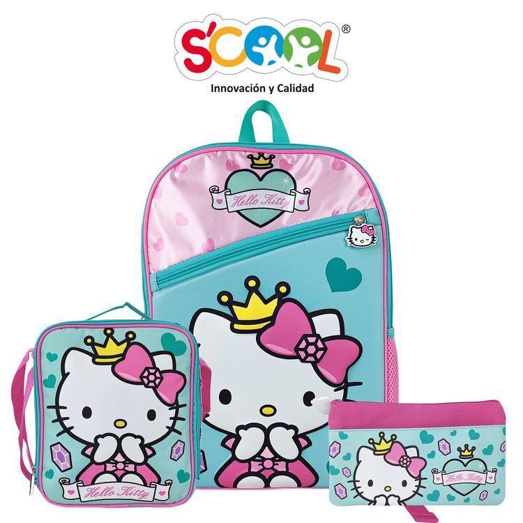 Set Mochila Ranger Eva Hello Kitty