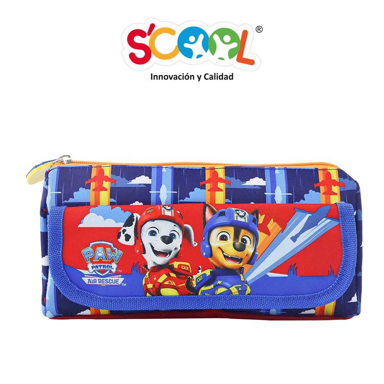 Cartuchera Ranger Scool Tela Grande Paw Patrol