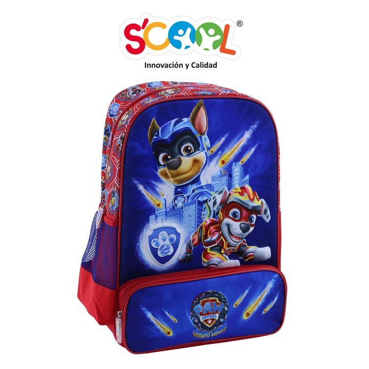 Mochila Grande Ranger Scool Eva 3D Paw Patrol