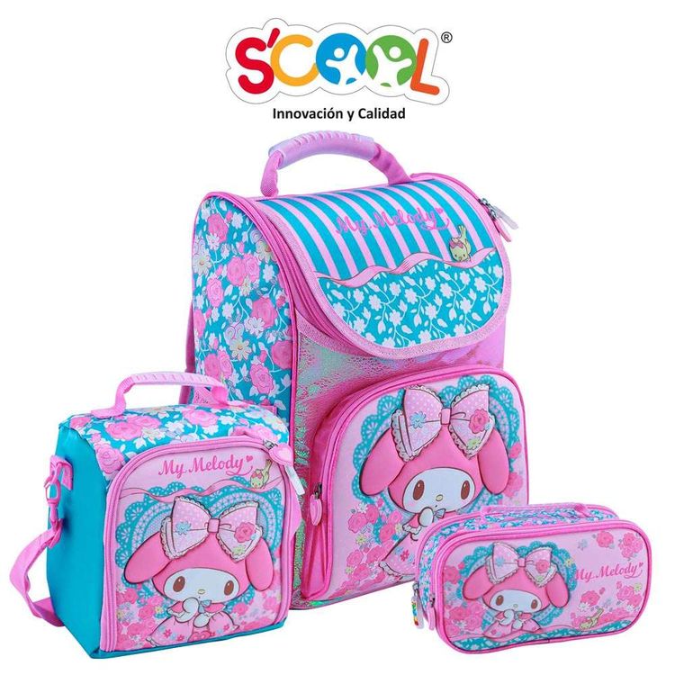 Set Mochila Scool Magic Pick 3D Pillow Conejita