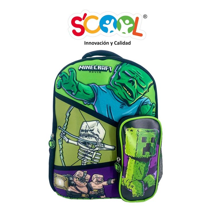 Mochila Magic Scool Game 3D Pillow Minecraft