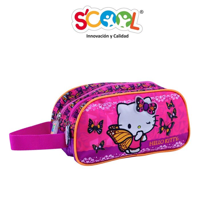 Cartuchera Scool Magic Premium Tela Hello Kitty