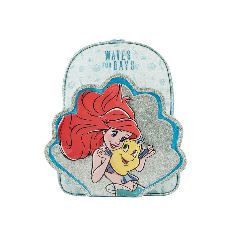Mochila Princesa Ariel Turquesa Disney