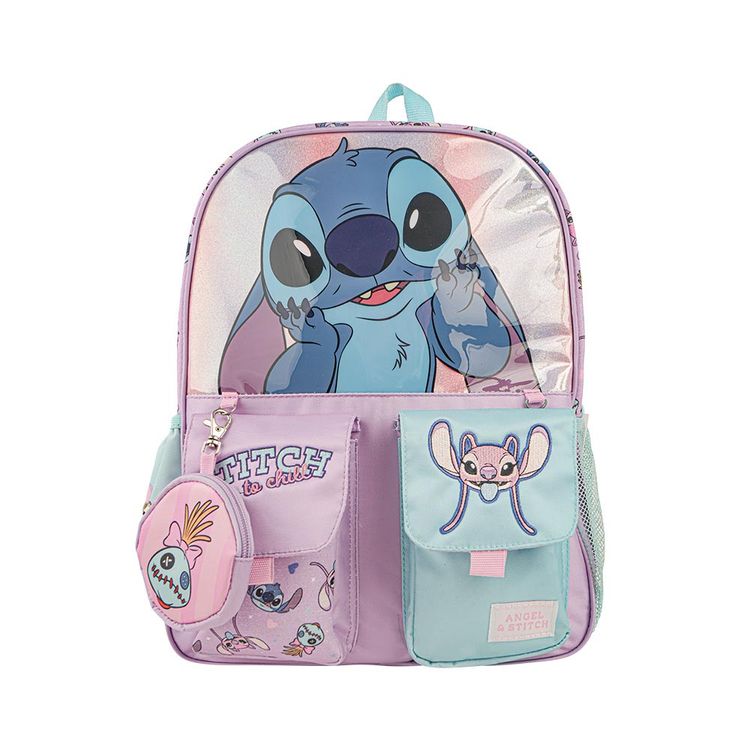 Mochila Pastel  Stitch Disney