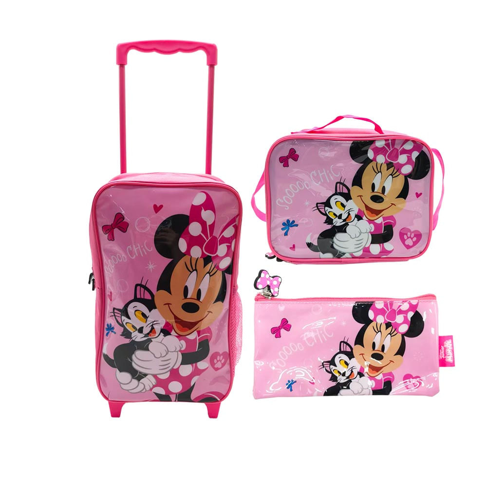 Set Promocional Rosa Minnie Disney
