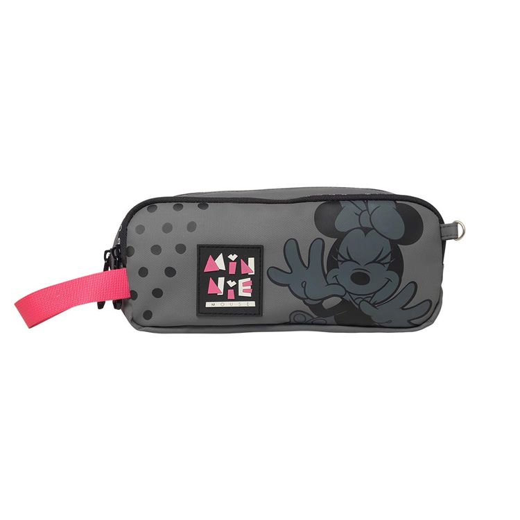 Cartuchera Student Plomo Stitch Minnie Disney