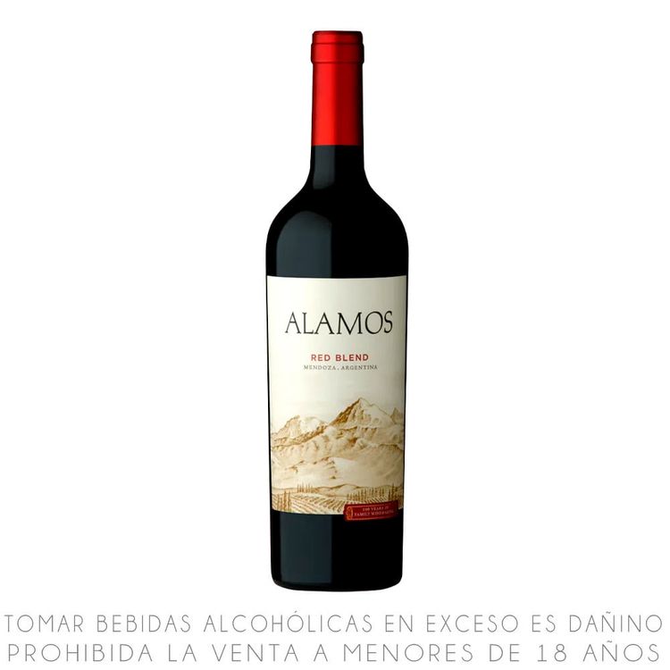 Vino Tinto Blend Álamos Botella 750ml