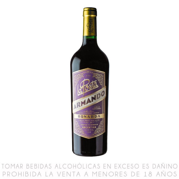 Vino Tinto Bonarda La Posta Armando Botella 750ml
