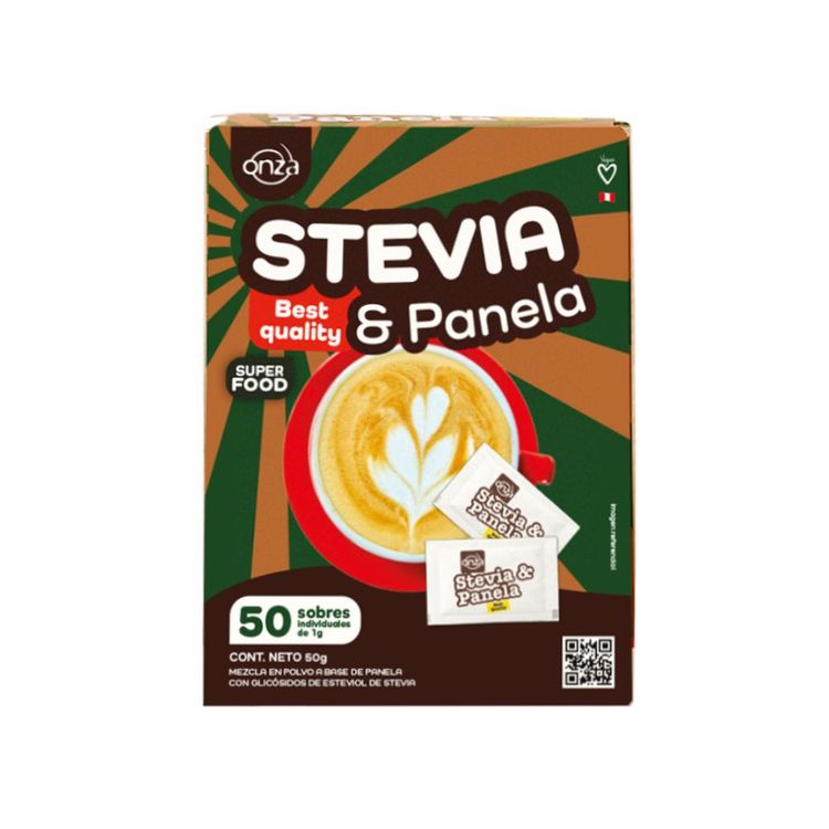 Endulzante Stevia & Panela Onza 50un