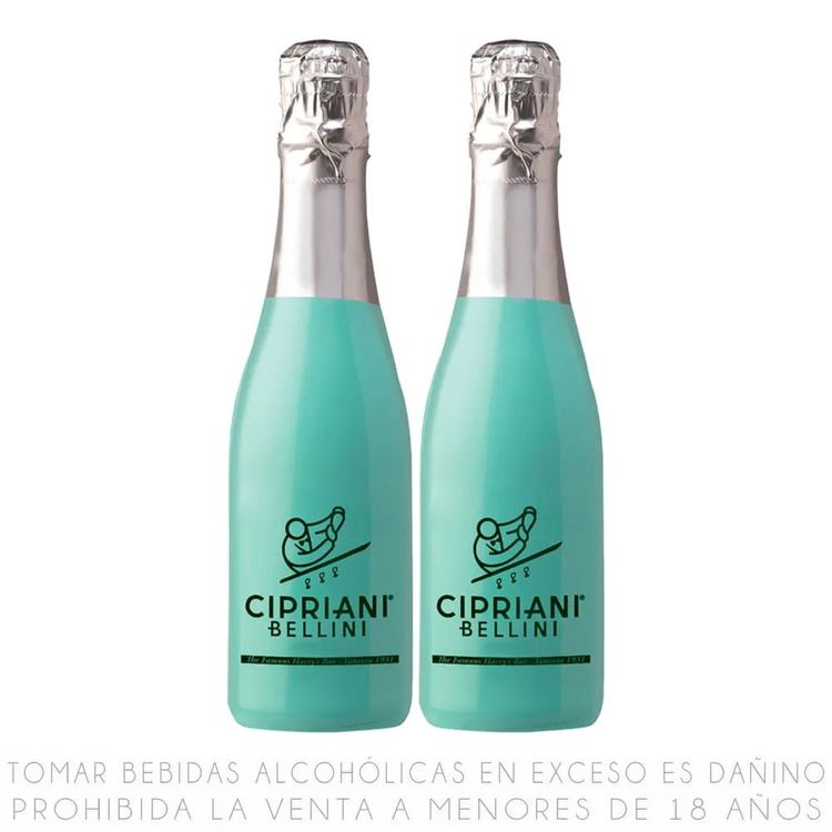 Twopack Cocktail Cipriani Bellini Botella 200ml