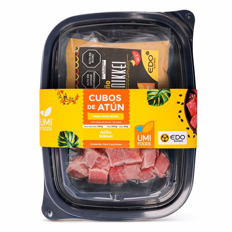 Cubo de Atún Poke 200g + Salsa Aliño Nikkei 80g