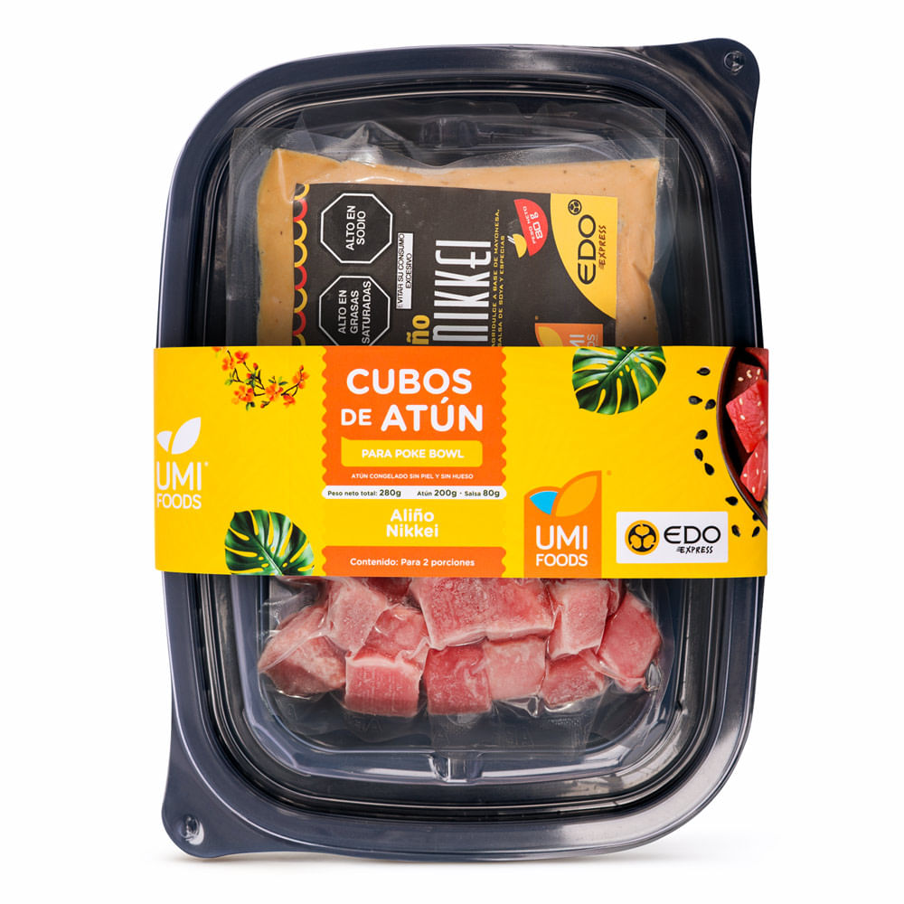 Cubo de Atún Poke 200g + Salsa Aliño Nikkei 80g