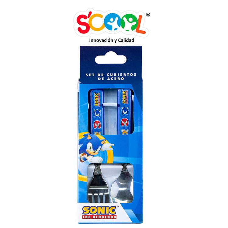Set Cubiertos Scool con Caja Sonic