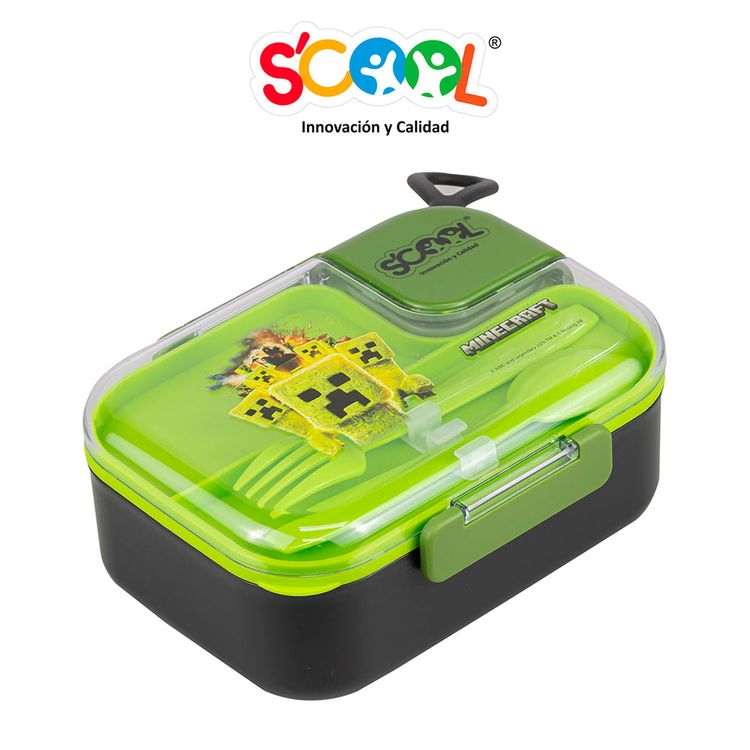 Taper Scool Divisiones con Cubierto Minecraft 1L