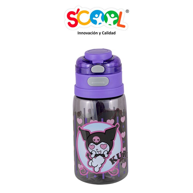 Botella Scool Doble Toma Kuromi 600ml