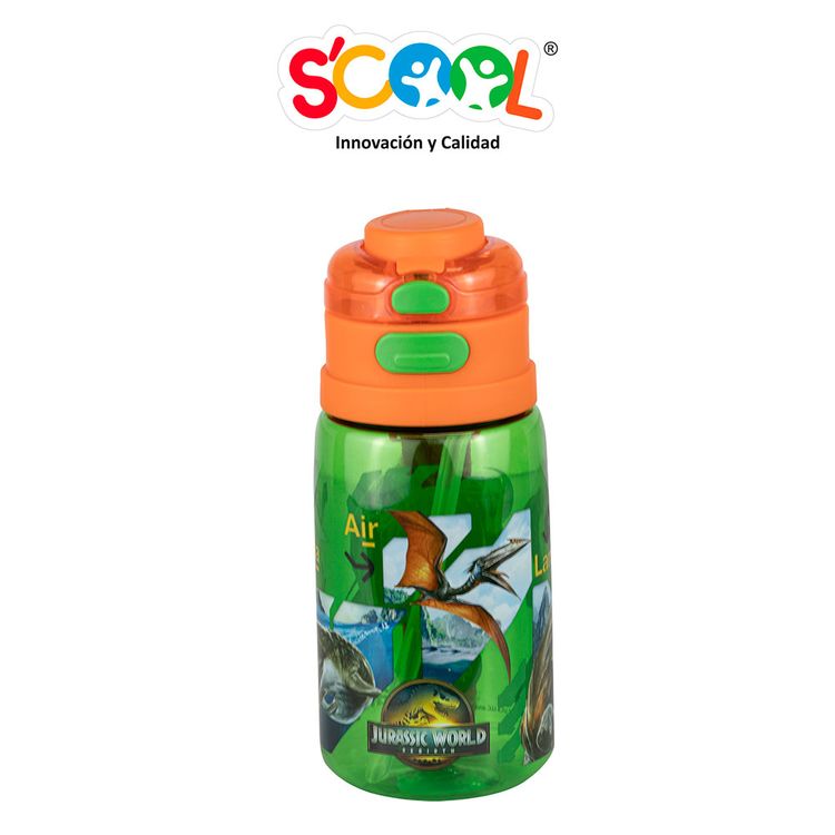 Botella Scool Doble Toma Jurassic 600ml