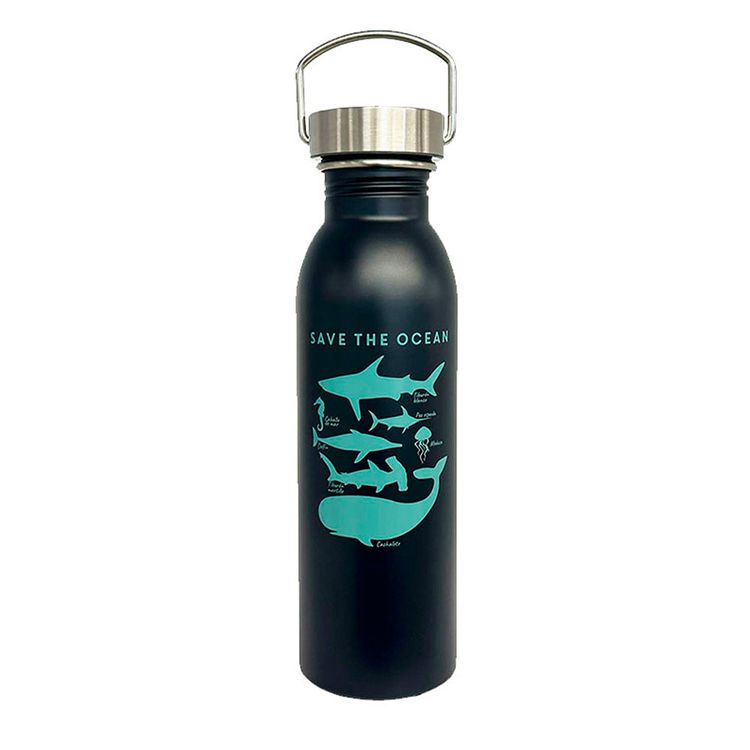 Thermos de Acero Ocean Negro 700ml