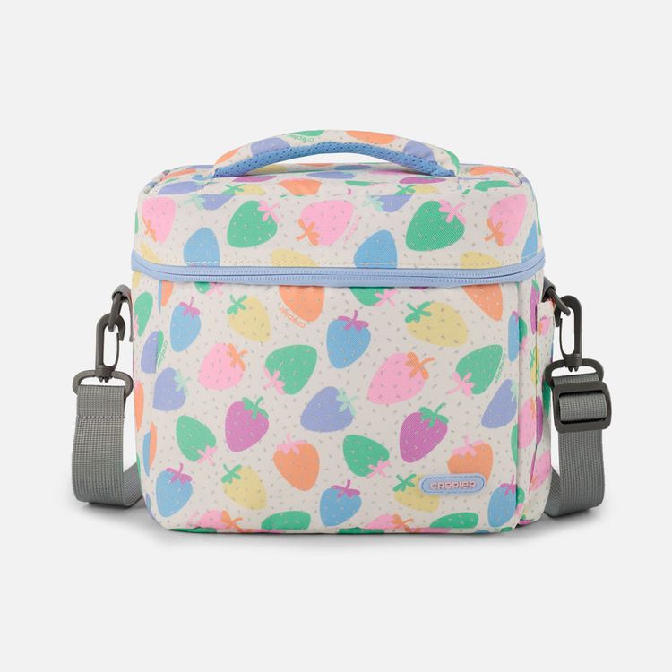 Lonchera Crepier Sahir Mediano Fresas Arcoíris