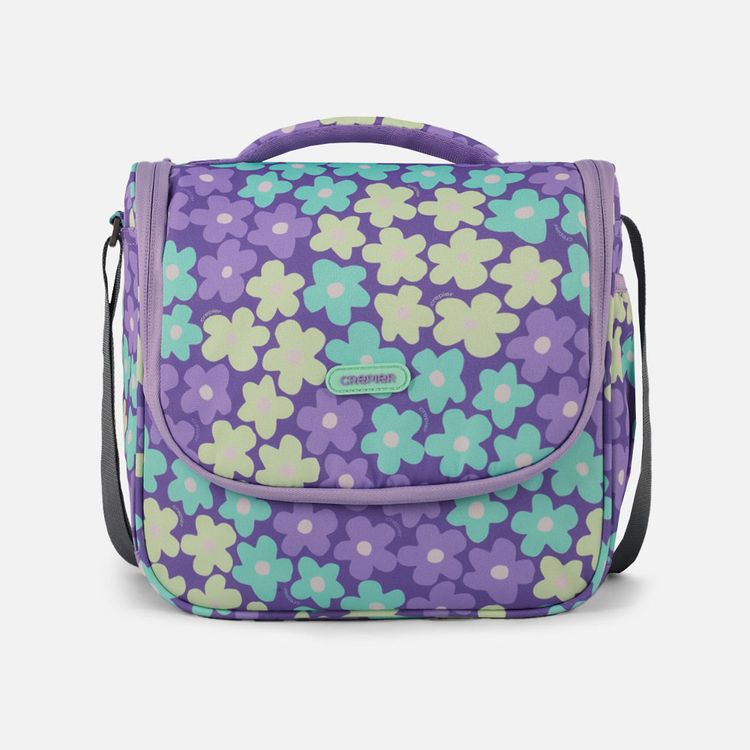 Lonchera Crepier Adri Mediano Flores Moradas