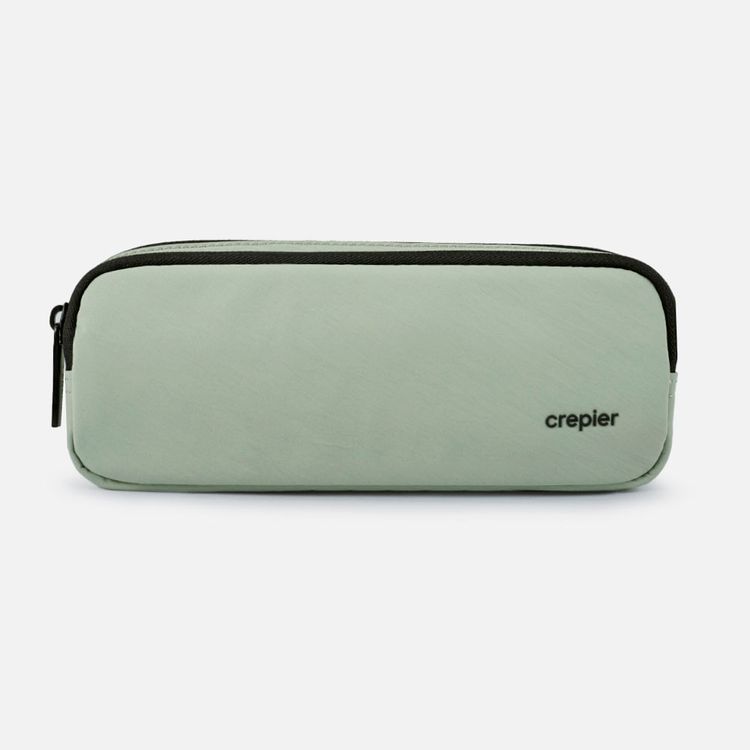Cartuchera Crepier Leena Mediano Verde Salvia