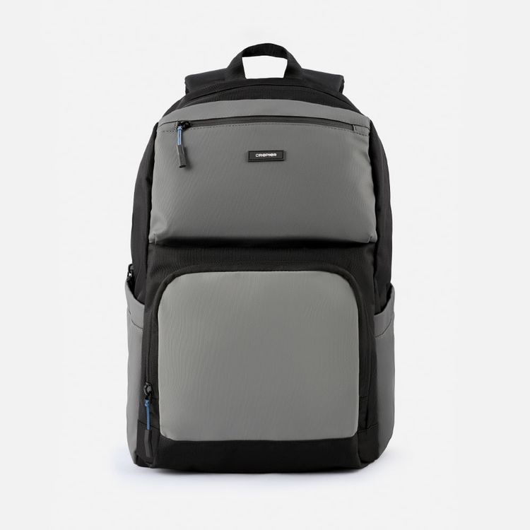 Mochila Crepier Troy Grande Gris Claro
