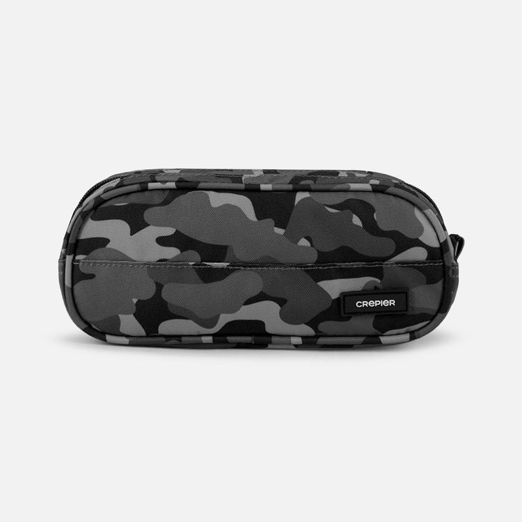 Cartuchera Crepier Lionel Grande Camuflado Negro