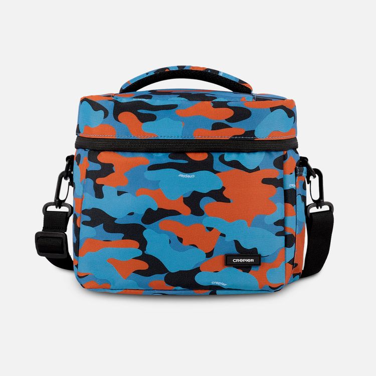 Lonchera Crepier Sahir Grande Camuflado Naranja