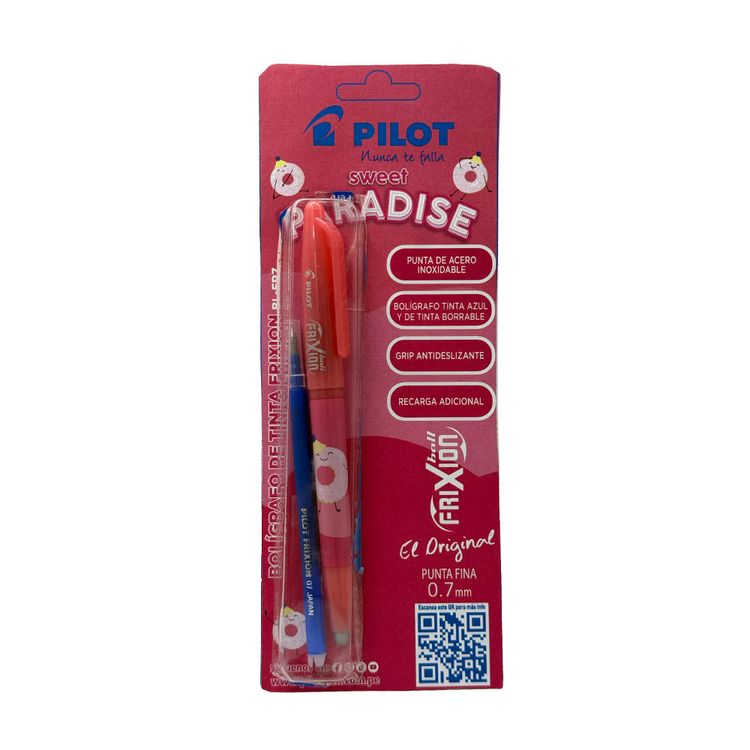 Lapicero Frixion Sweet Donut Azul + Recarga