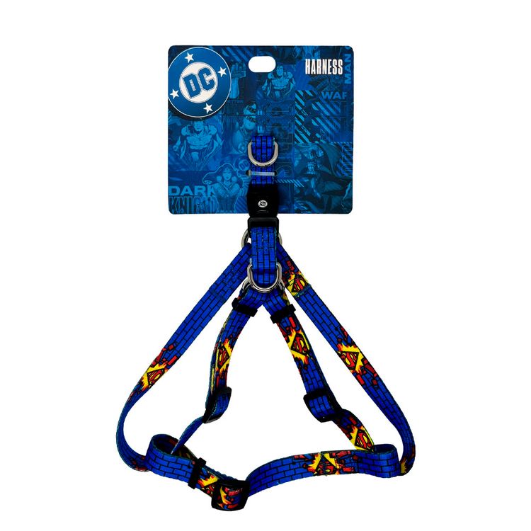 Harness Superman Bricks Blue Medium