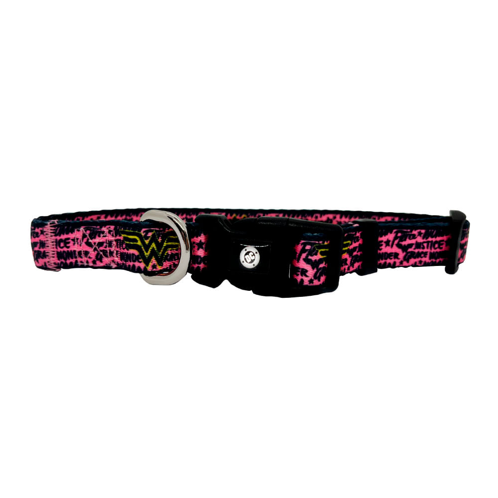 Collar Wonder Woman Graffiti Pink Medium