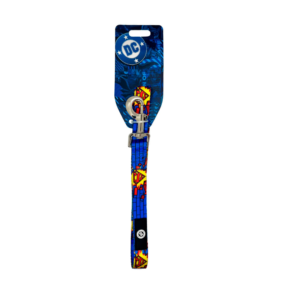 Leash Superman Bricks Blue Large