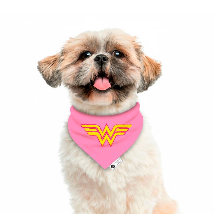 Bandana Rever Collar Wonder Woman Pink S