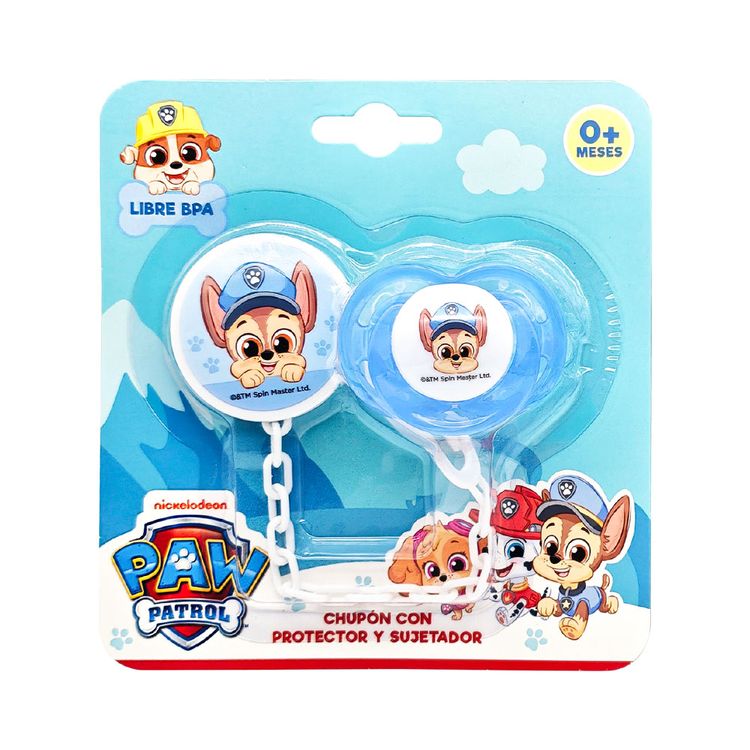 Chupon Cprotector mas Sujetador Paw Patrol Chupon Cprotector mas Sujetador Paw Patrol