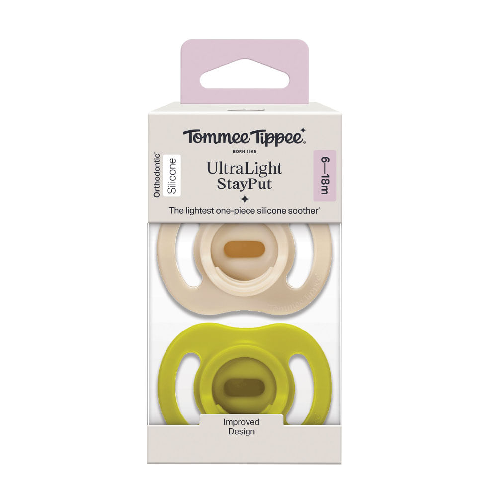 Chupón Tommee Tippee Ultra Light 6-18 Niño x2un