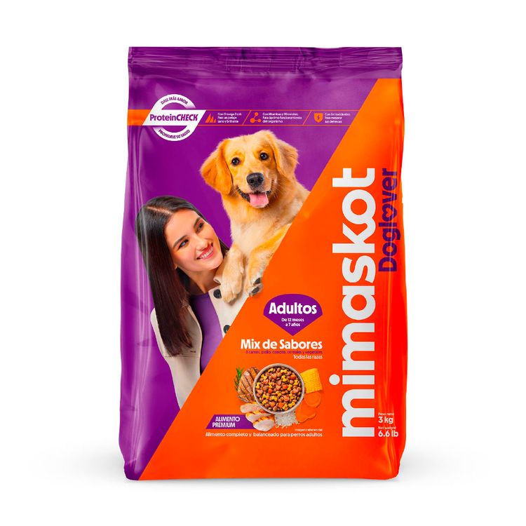 Alimento Seco Mimaskot Mix de Sabores 3Kg