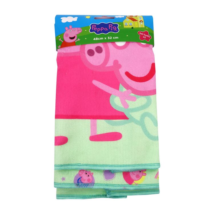 Set Toallas Peppa Pig 2un