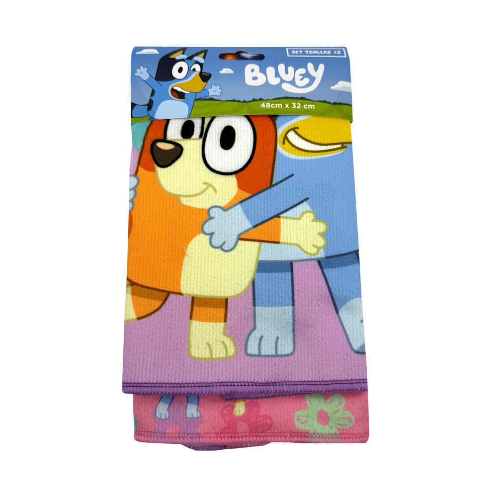 Set Toallas Bluey Rojo