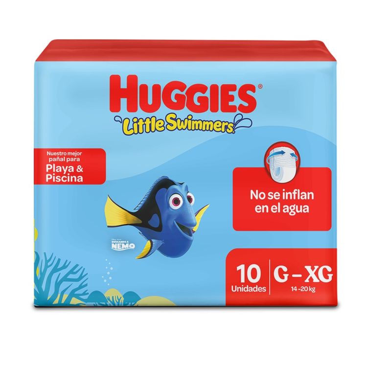Pañal para Playa y Piscina Huggies Little Swimmers Talla G 10un