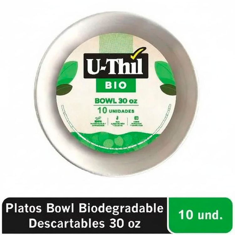 Plato Bowl U-Thil 30oz 10un Plato Bowl U-Thil 30oz 10un