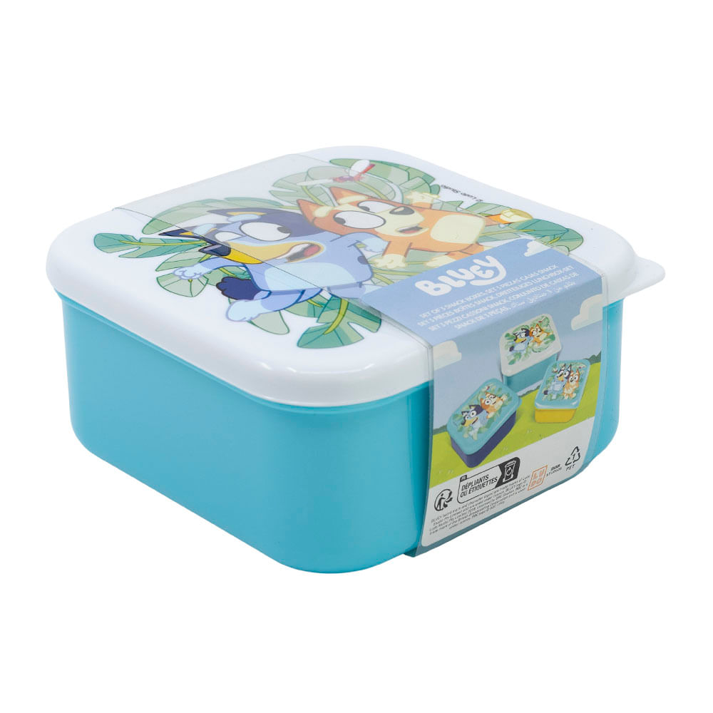 Hermetico Snack Bluey 3 Piezas
