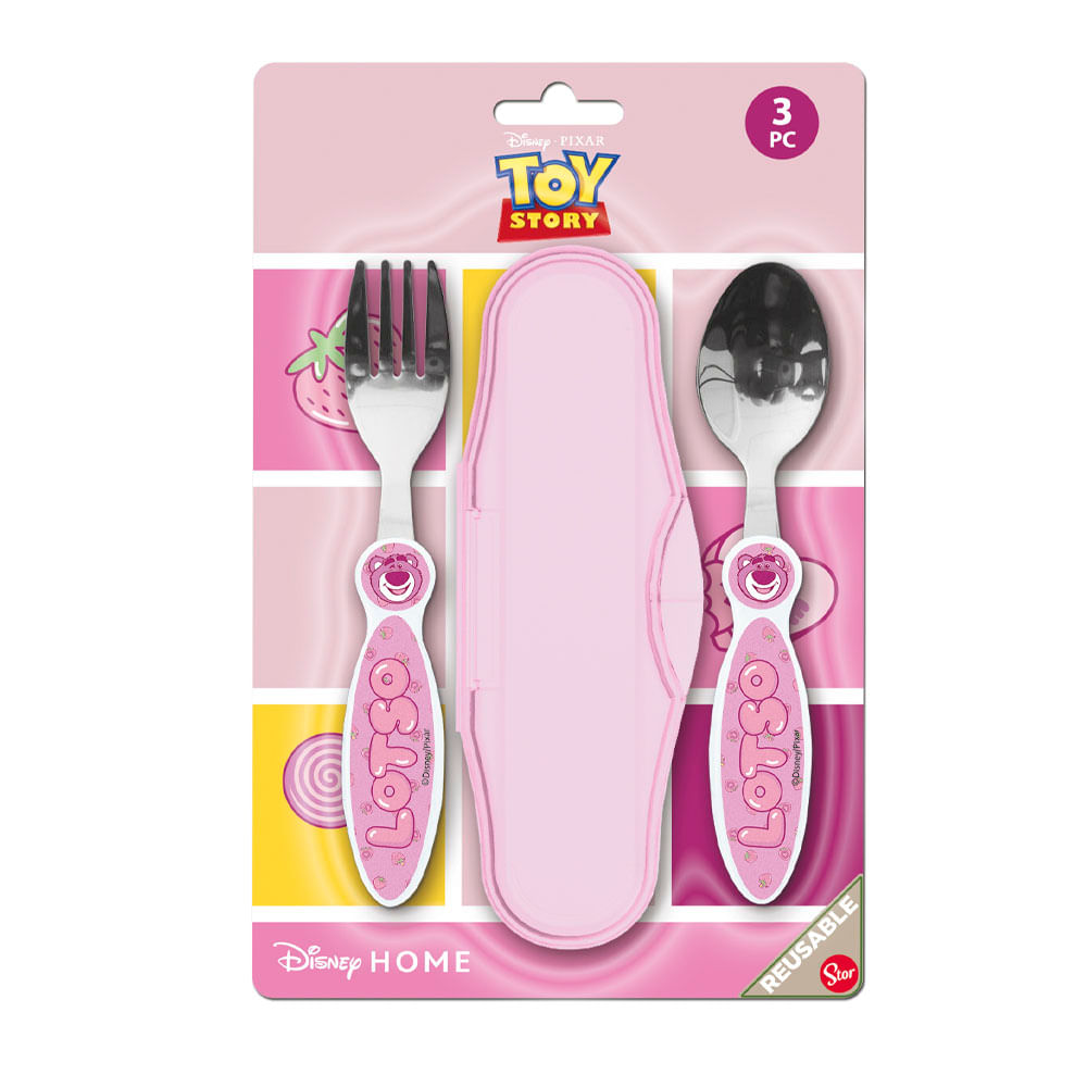 Cubiertos Metalicos Lotso 2 Piezas