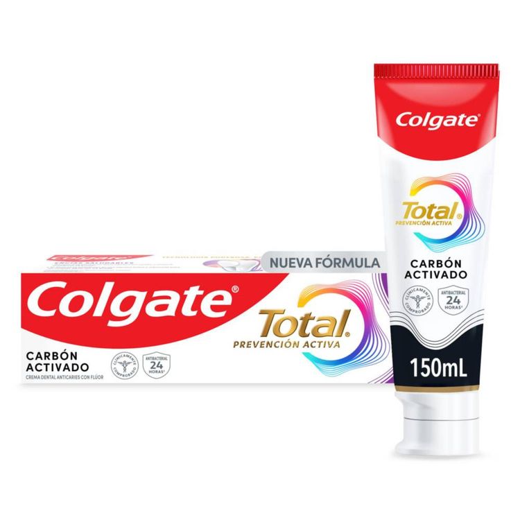 Crema de Dientes Colgate Total Carbón Activado 150ml