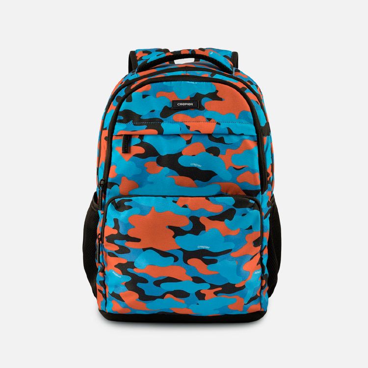 Mochila Zack Grande Camuflado Naranja