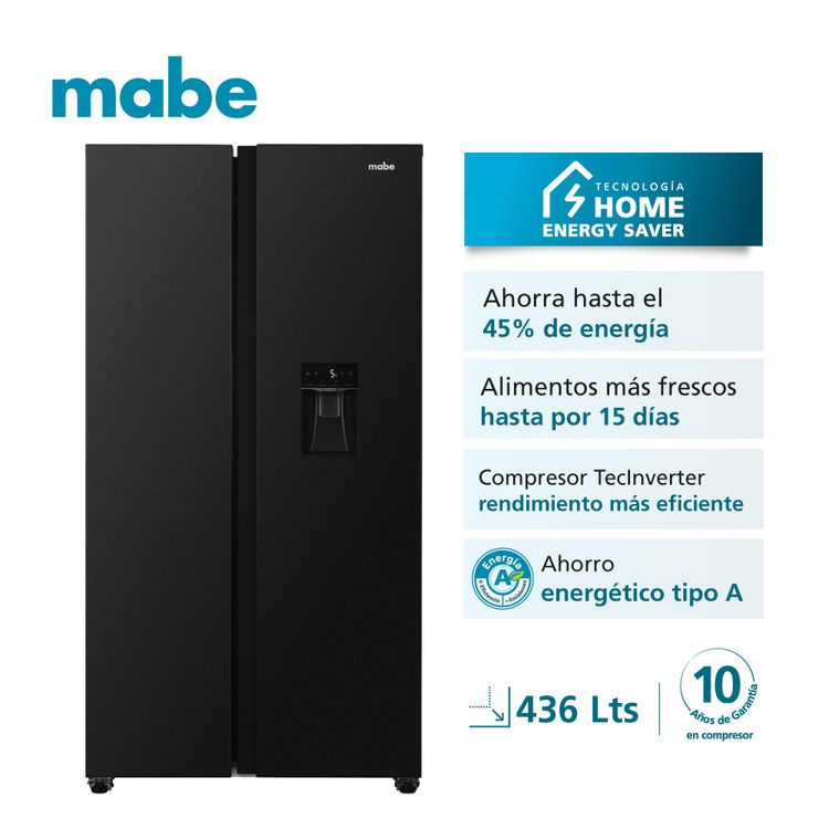 Refrigeradora Mabe Tecinverter Msd480Lmrps0 436L