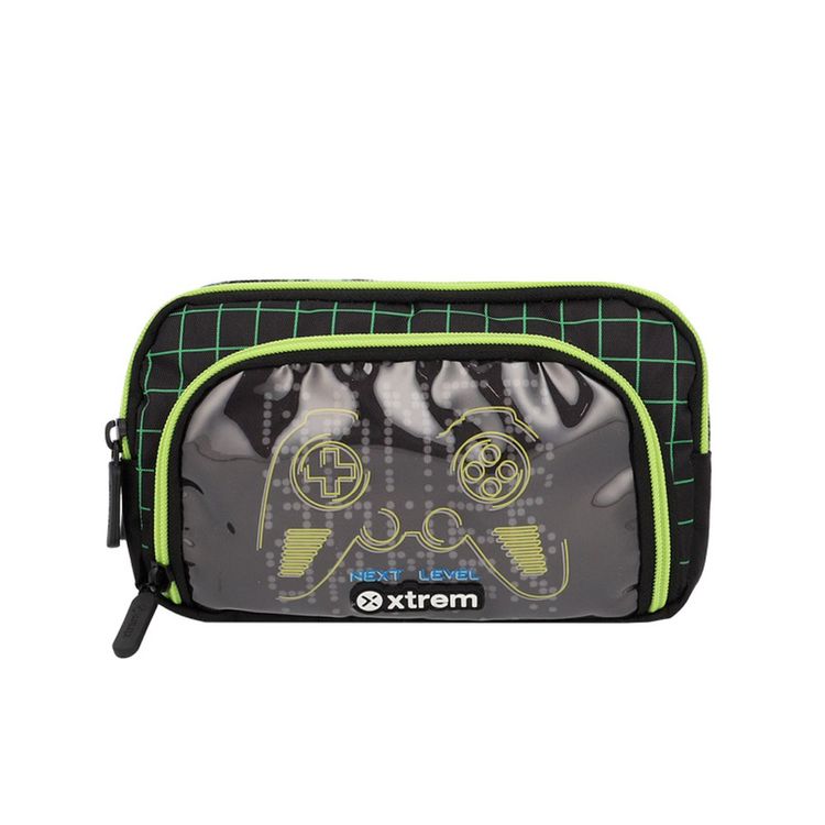 Cartuchera Zip-Art Black Gamer