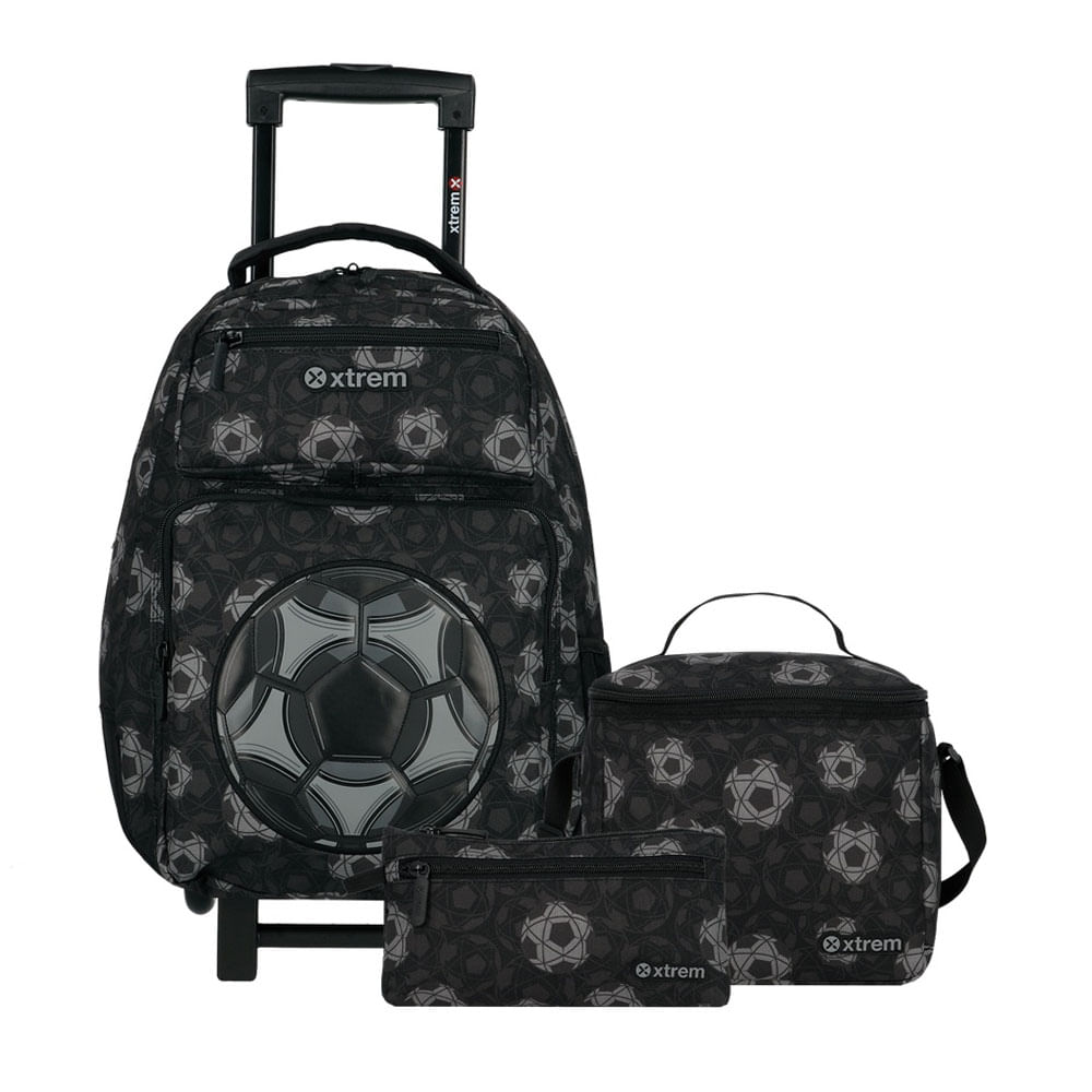 Mochila De Ruedas Runpack Black Football