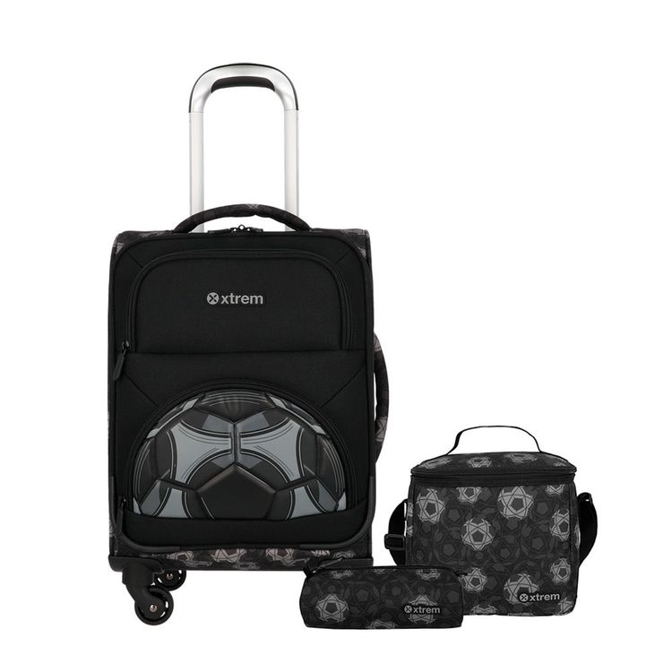 Mochila de Ruedas Speedy Black Football